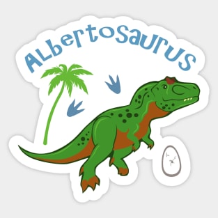 Cute Albertosaurus Sticker